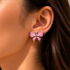 Modern Dual-Tone Teardrop Earrings – Gold & Silver Statement Studs