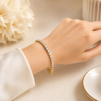 Celeste Radiance Tennis Bracelet