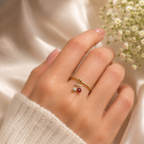 Cherry Blossom Adjustable Ring