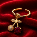 Cherry Blossom Adjustable Ring