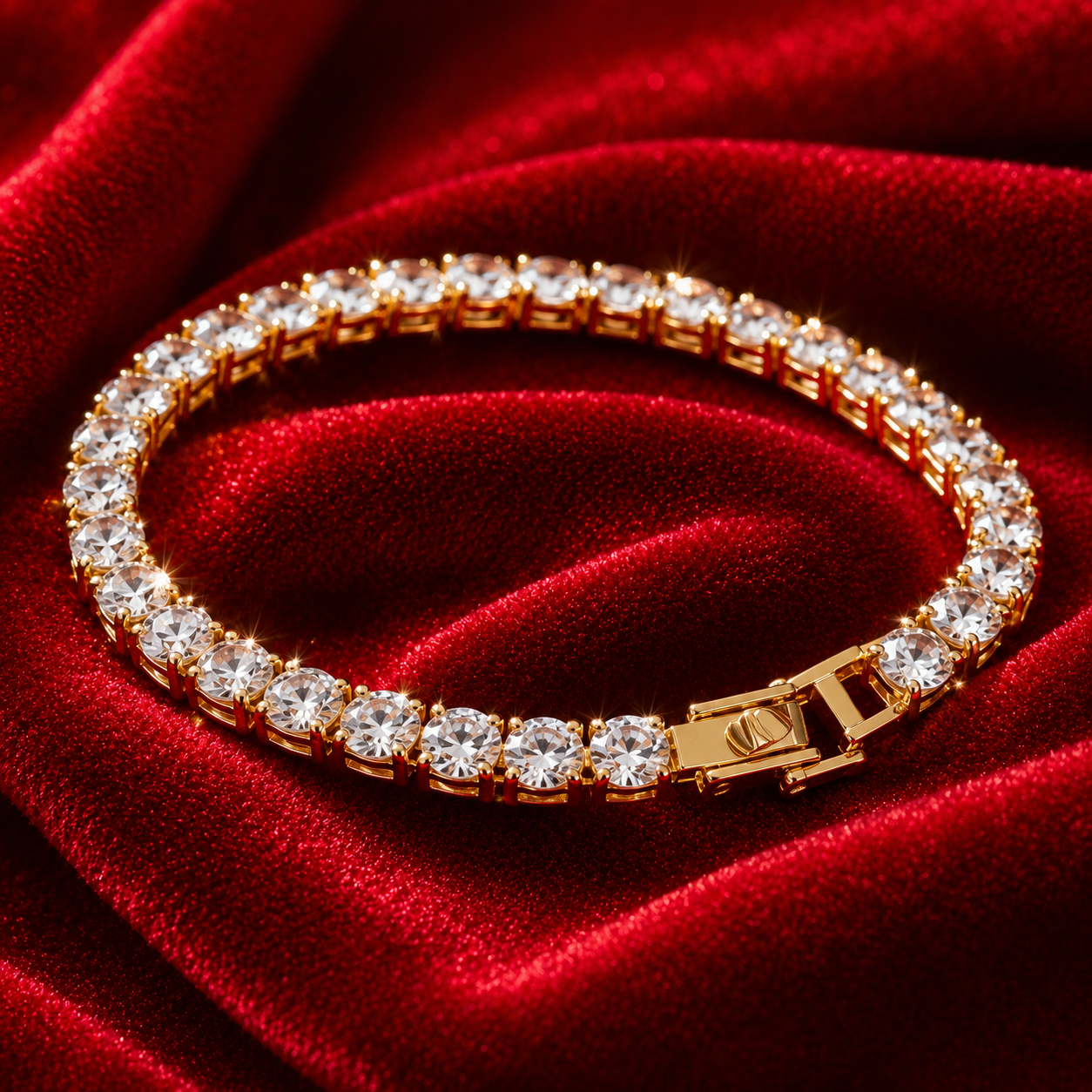 Celeste Radiance Tennis Bracelet